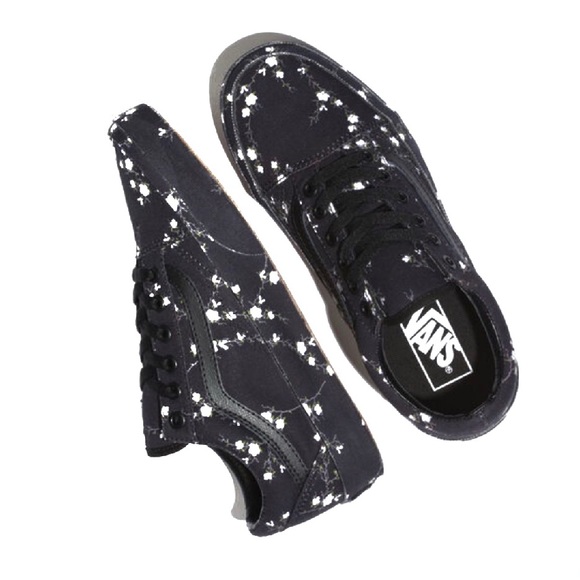 vans old skool midnight floral